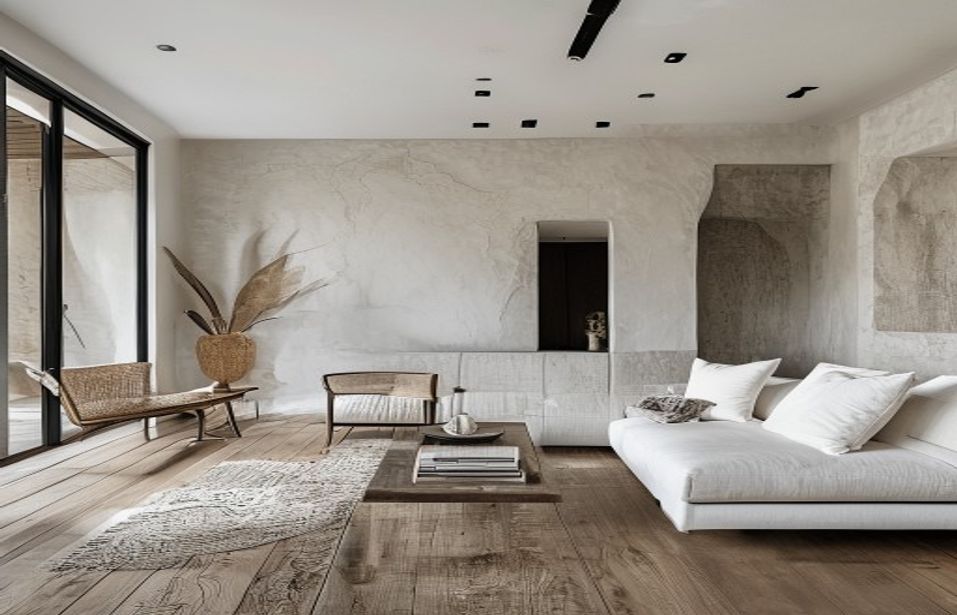 Interior reformado con acabados terminados
